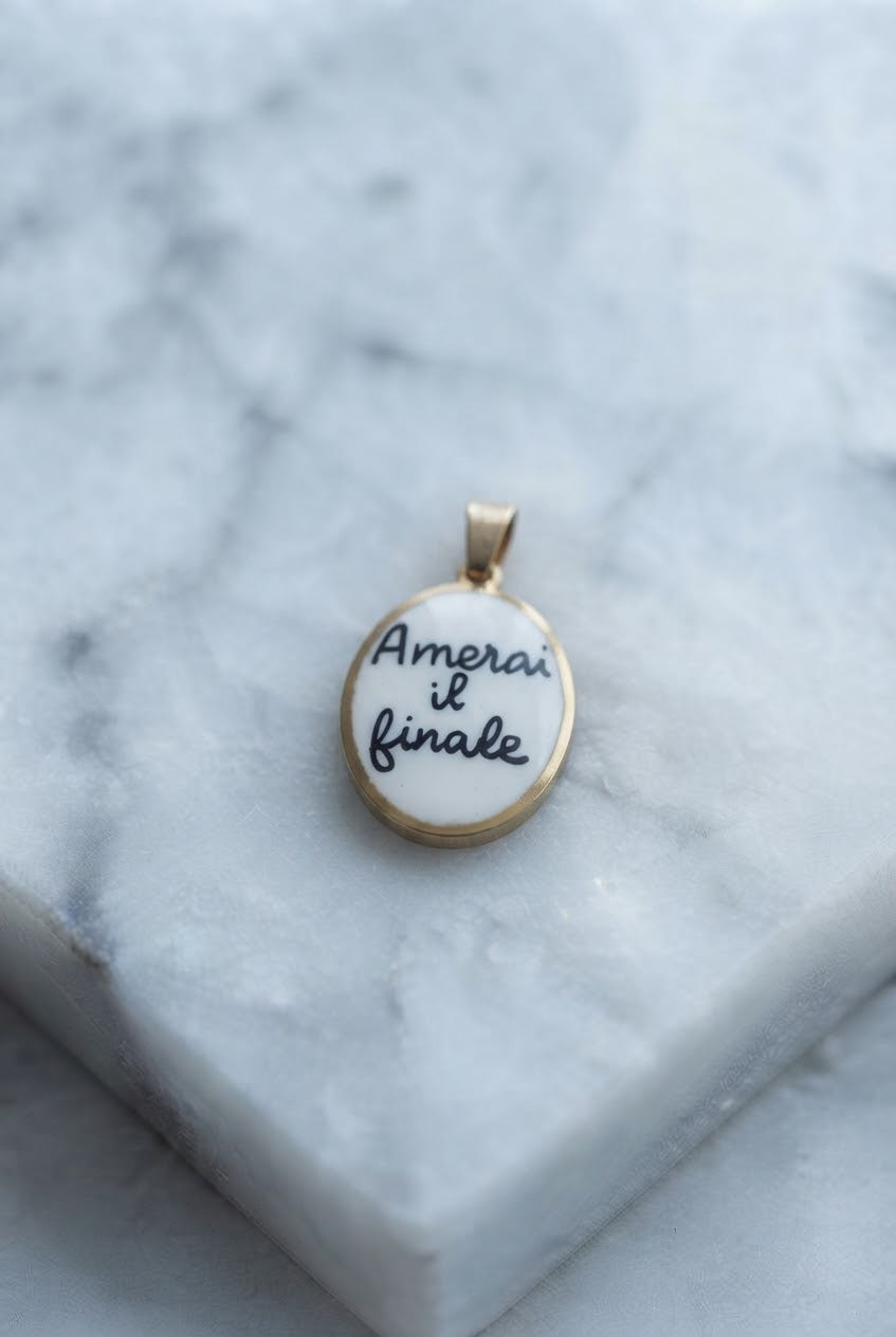 Charm frase personalizzata
