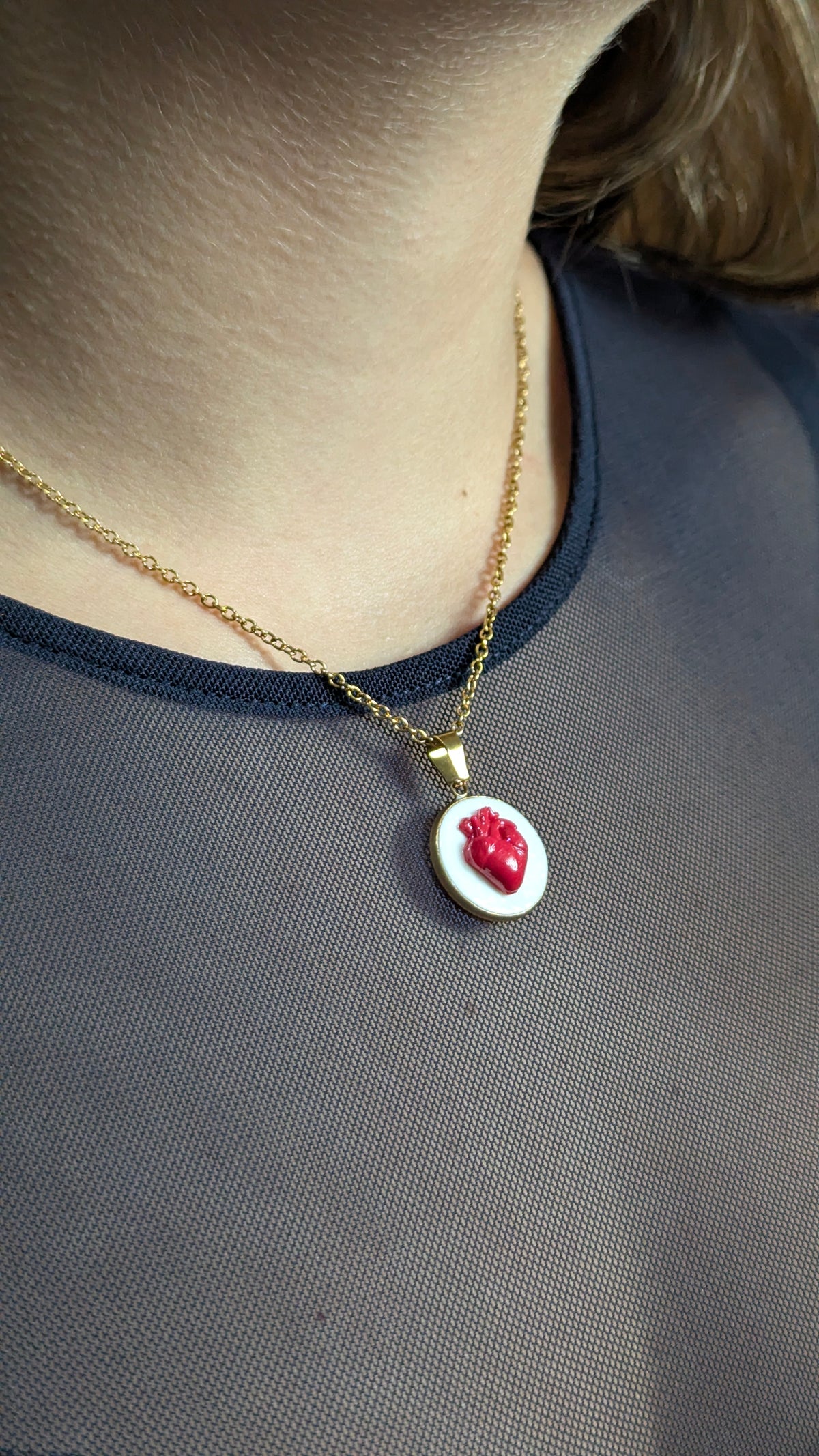 Charm cuore anatomico