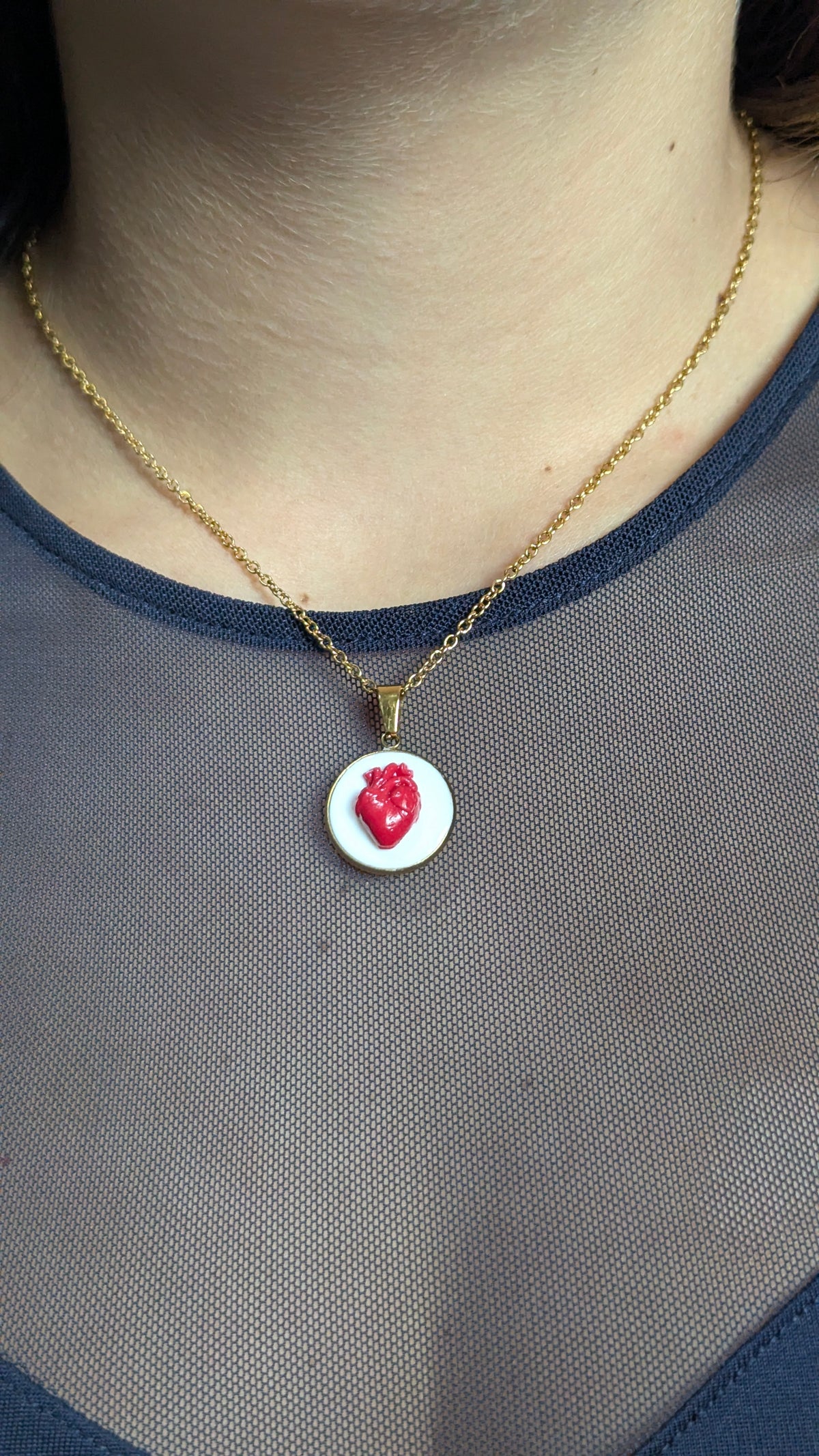 Charm cuore anatomico